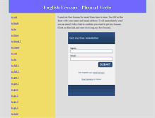 Tablet Screenshot of carolinebrownenglishlessons.com